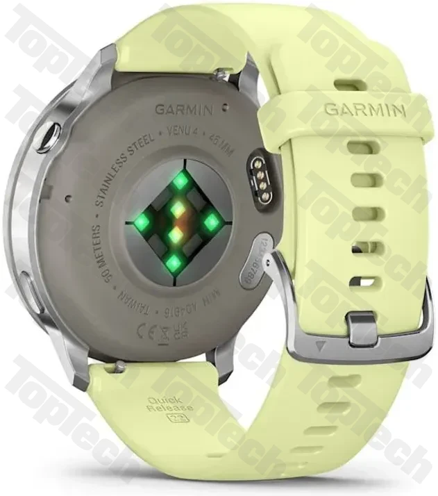 Garmin Venu 4 45 мм (серебристый/желтый) Garmin Venu 4 45 мм (серебристый/желтый)