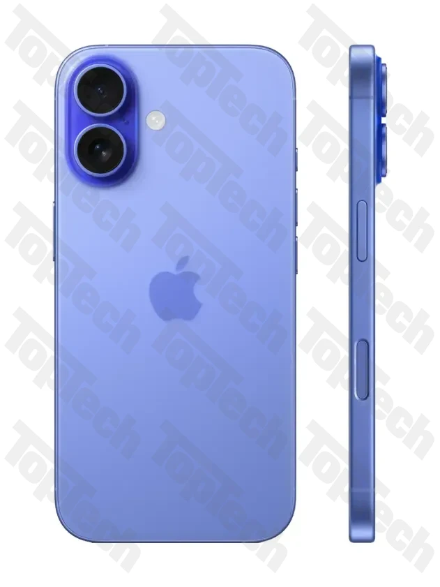 Телефон Apple iPhone 16 128 ГБ, eSim (электронная SIM-карта), цвет: ультрамарин (Ultramarine)
