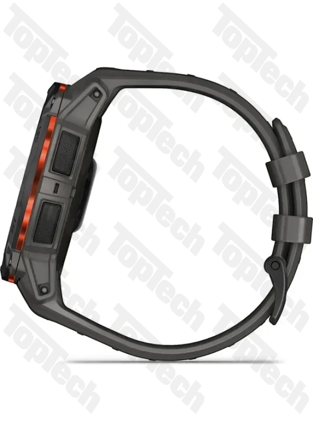 Garmin Instinct 3 – 50 mm, Solar Black with Charcoal Band Garmin Instinct 3 – 50 mm, Solar Black with Charcoal Band