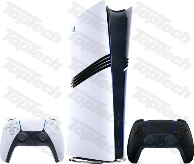 Sony PlayStation 5 Pro (2 геймпада, белый/черная полночь) Sony PlayStation 5 Pro (2 геймпада, белый/черная полночь)