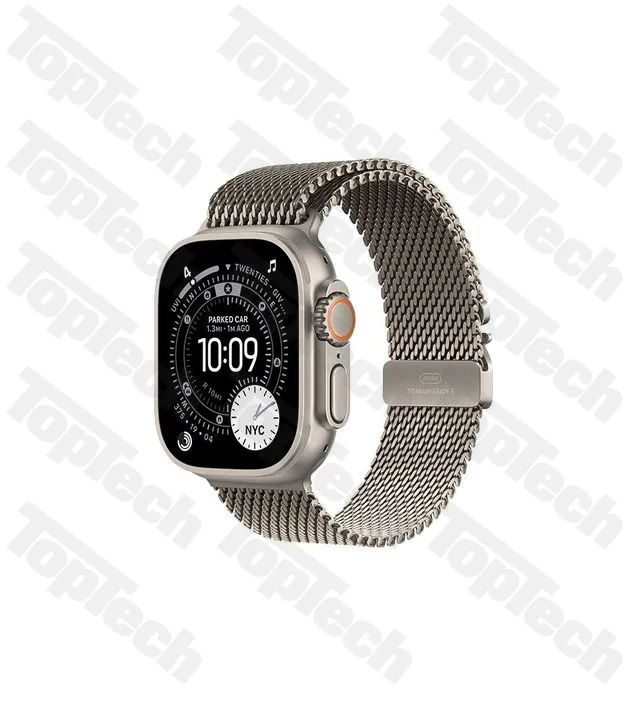 Apple Watch Ultra 4 Titanium Milanese Loop
