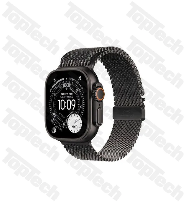 Apple Watch Ultra 4 Titanium Milanese Loop