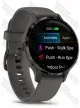 Garmin Venu 3S Slate Stainless Steel Bezel with Pebble Gray Case and Silicone Band
