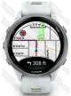 Garmin Forerunner 970 Titanium with Whitestone Case and Whitestone/Translucent Amp Yellow Band