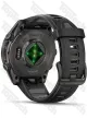 Garmin Fenix 8 43 Amoled Sapphire Carbon Gray DLC Titanium with Black/Pebble Gray Silicone