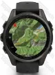 Garmin Fenix 8 43 Amoled Sapphire Carbon Gray DLC Titanium with Black/Pebble Gray Silicone
