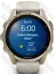 Garmin Fenix 8 43 AMOLED Sapphire, Soft Gold with Fog Gray/Dark Sandstone Silicone Band