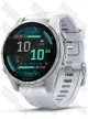 Garmin Fenix 8 43 Amoled Silver with Whitestone Silicone Band Garmin Fenix 8 43 Amoled Silver with Whitestone Silicone Band
