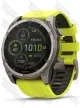 Garmin Fenix 8 51 Solar Sapphire Carbon Gray DLC Titanium with Amp Yellow/Graphite Silicone Band