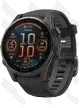 Garmin Fenix 8 47 Amoled Sapphire Carbon Gray DLC Titanium with Black/Pebble Gray Silicone