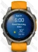 Garmin Fenix 8 47 Amoled Sapphire Titanium with Spark Orange/Grapphite Silicone Band