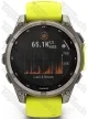 Garmin Fenix 8 47 Solar Sapphire Carbon Gray DLC Titanium with Amp Yellow/Graphite Silicone Band