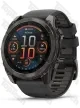 Garmin Fenix 8 51 Amoled Sapphire Carbon Gray DLC Titanium with Black/Pebble Gray Silicone Band