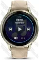 Garmin Venu 4 41 мм (золотистый/песочный кожаный)