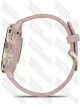 Garmin Venu 3S Soft Gold Stainless Steel Bezel with Dust Rose Case and Silicone Band