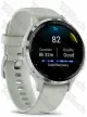 Garmin Venu 3S Silver Stainless Steel Bezel with Sage Gray Case and Silicone Band