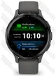 Garmin Venu 3S Slate Stainless Steel Bezel with Pebble Gray Case and Silicone Band