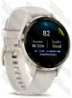 Garmin Venu 3S Soft Gold Stainless Steel Bezel with Ivory Case and Silicone Band